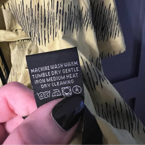 Matt Hildur cicada parka large yellow black kimono jacket - Picture 9 of 11